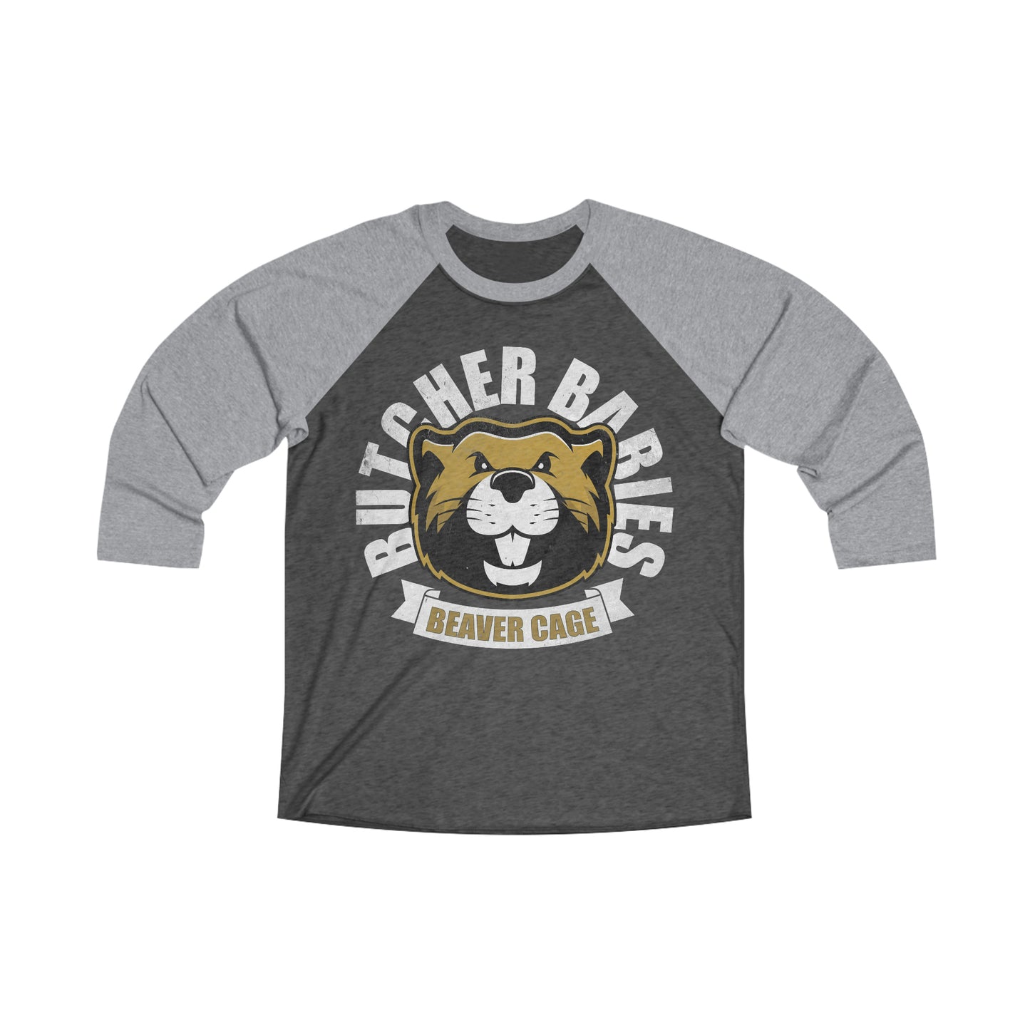 BEAVER CAGE - 3\4 Raglan Tee