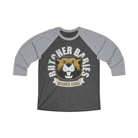BEAVER CAGE - 3\4 Raglan Tee